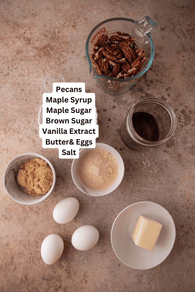 Pecan Pie Ingredients