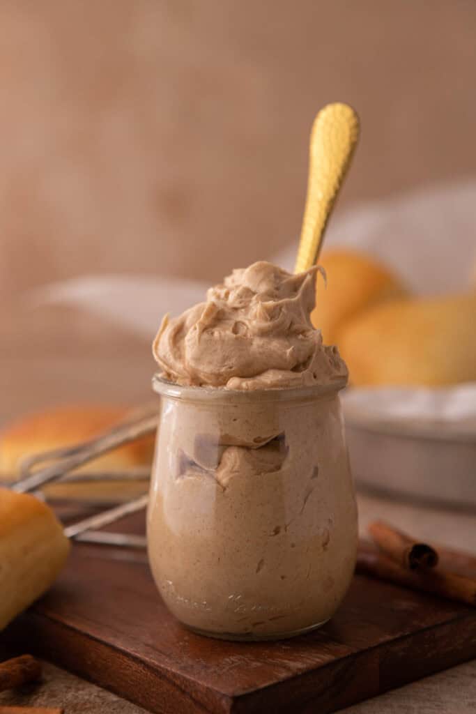 texas roadhouse cinnamon butter in a cup