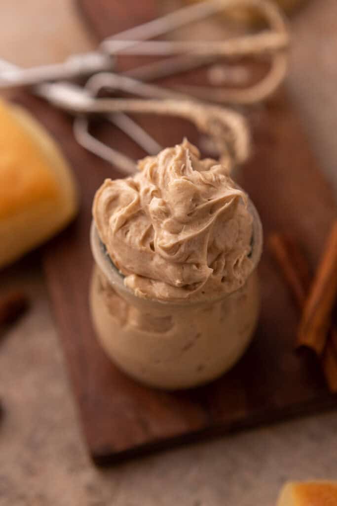 texas roadhouse cinnamon butter in a cup