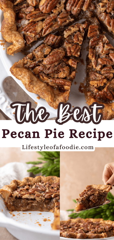 traditional pecan pie recipe pinterest pin