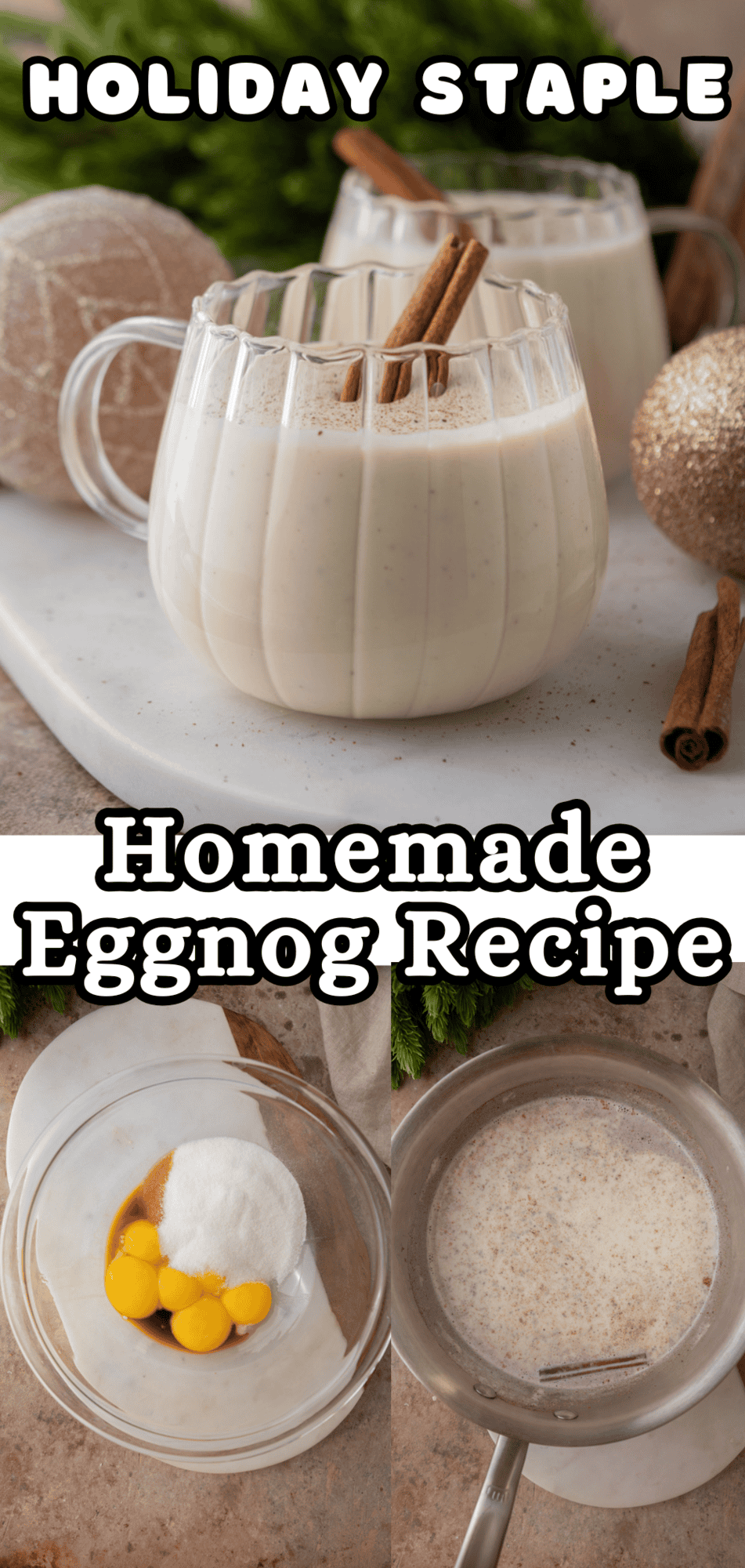 The Best Homemade Eggnog Recipe - Lifestyle of a Foodie