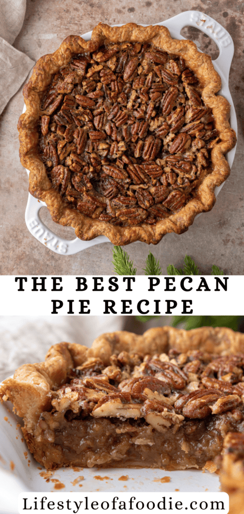 traditional pecan pie recipe pinterest pin