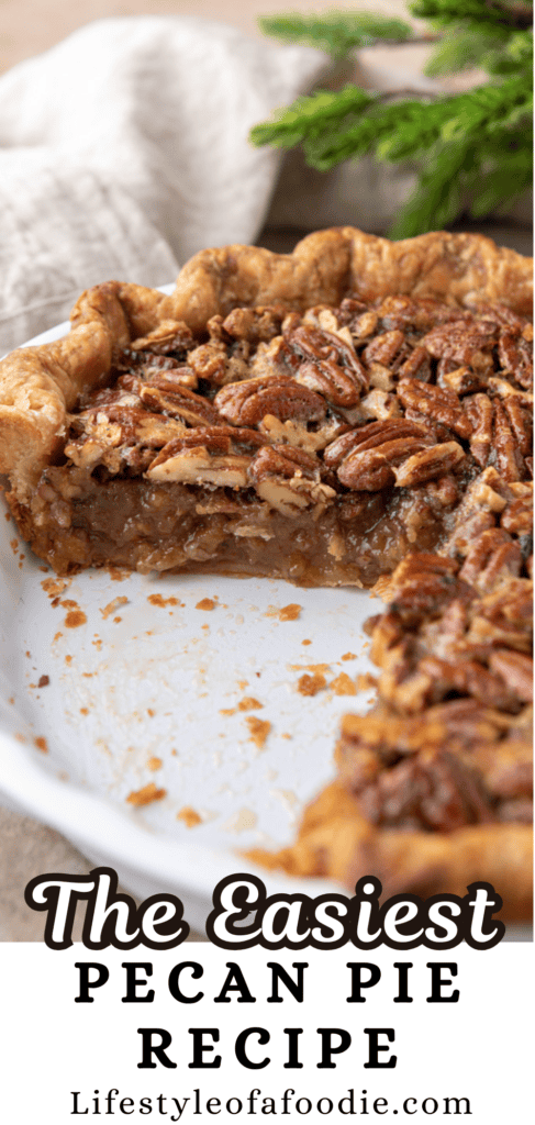 traditional pecan pie recipe pinterest pin