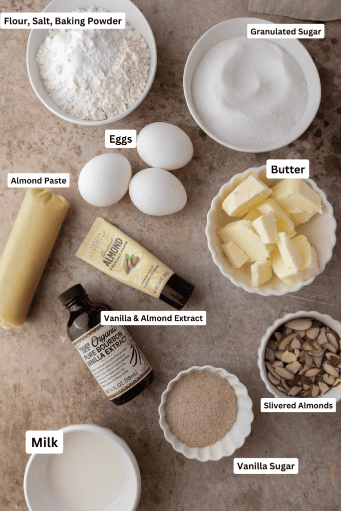 almond cake recipe ingredients