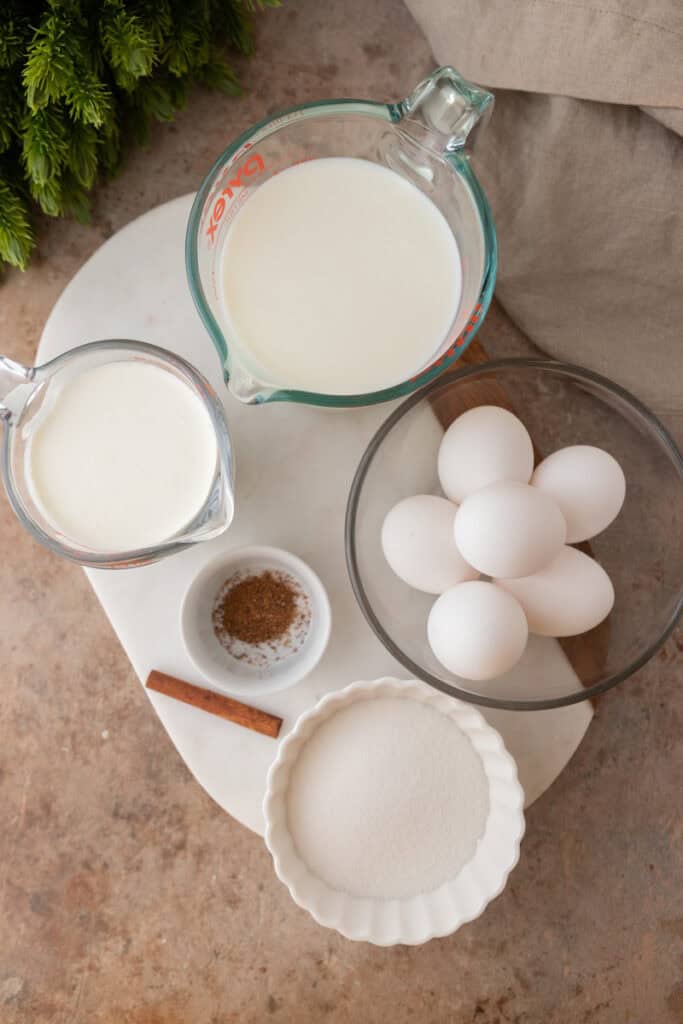 homemade eggnog recipe ingredients