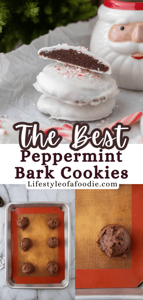 peppermint bark cookies recipe pinterest pin