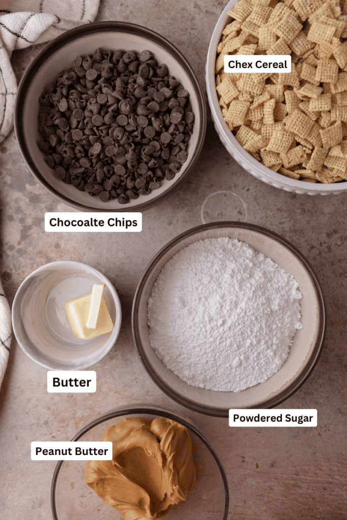 muddy buddy bars recipe ingredients