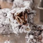 muddy buddy bars recipe stacked on top of each other