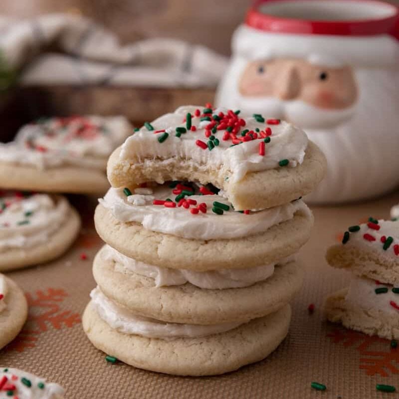 Sour Cream Sugar Cookies (Soft, Fluffy, Old-Fashioned Recipe)