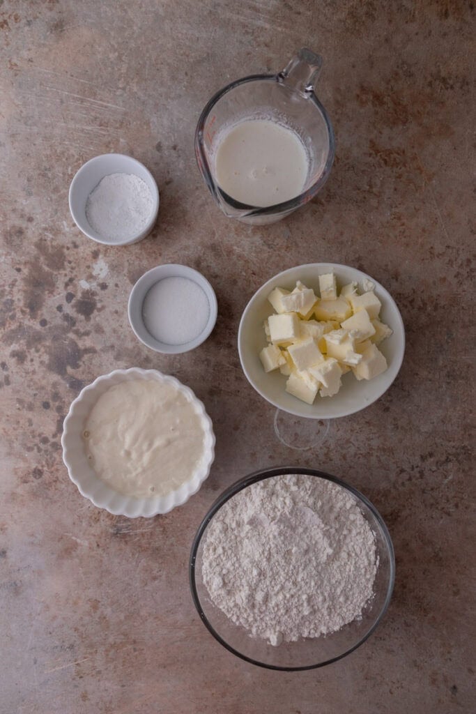 Sourdough Discard Biscuits recipe ingredients