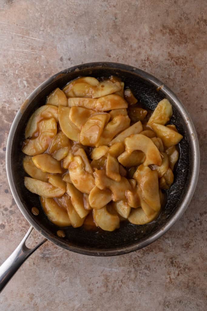 cooked ingredients in a pot