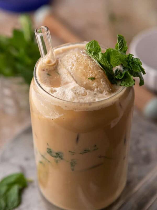 Philz Mint Mojito Iced Coffee close up