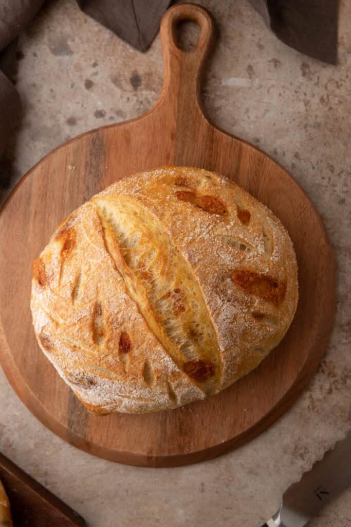 fully finished small batch sourdough bread recipe