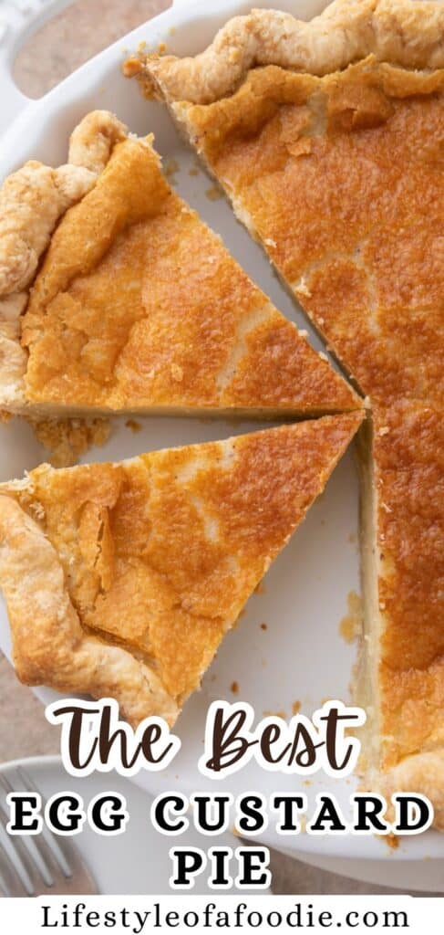 Egg custard pie recipe