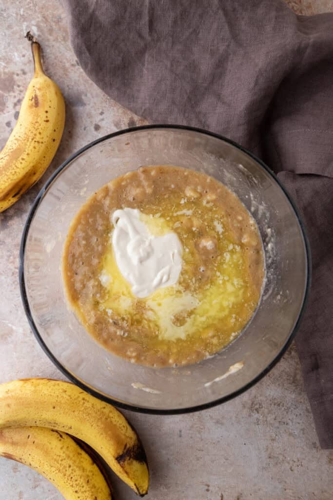 unmixed ingredients in a bowl