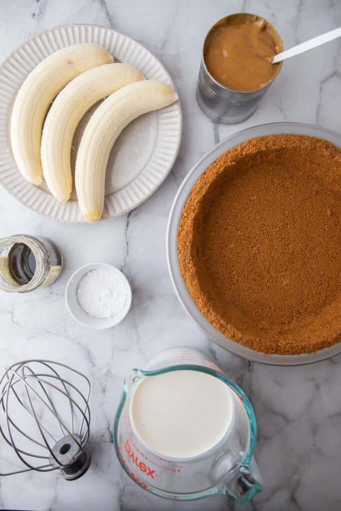 Banoffee Pie recipe ingredients