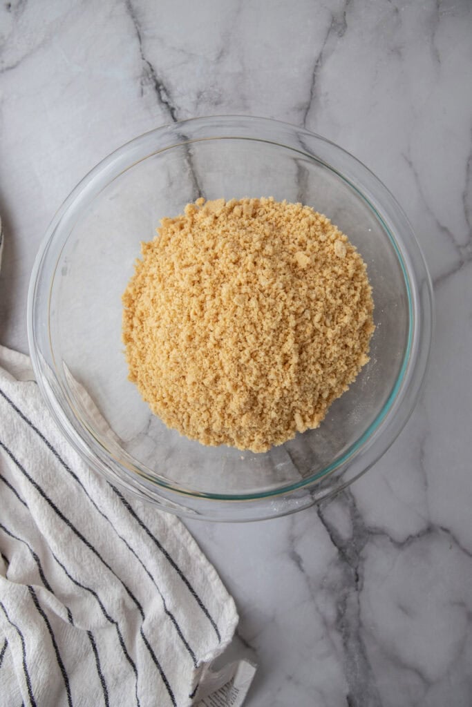 unmixed ingredients in a bowl