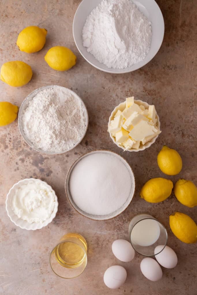 lemon bundt cake recipe ingredients