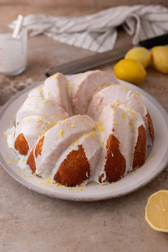 fully iced lemon bundt cake recipe