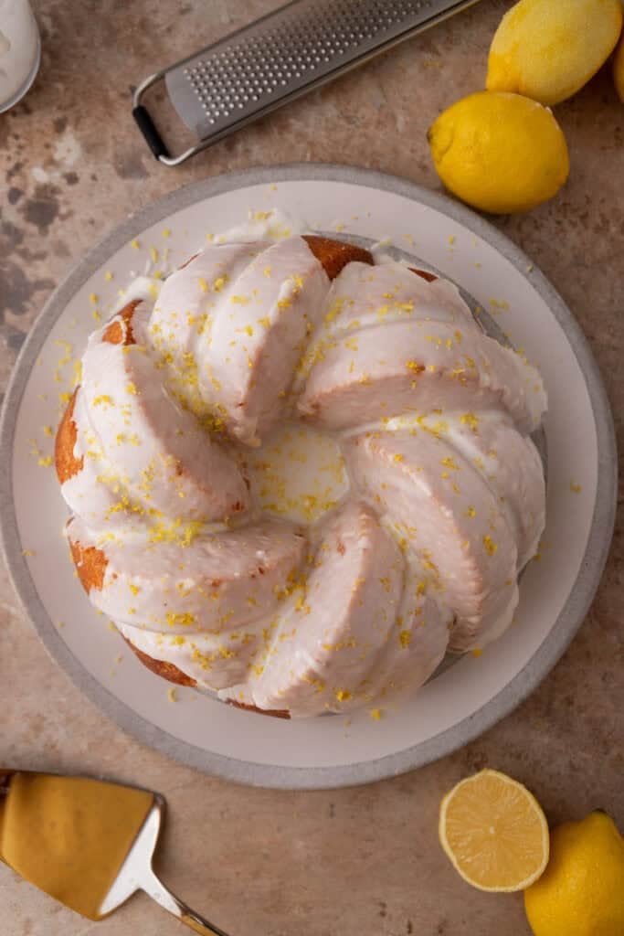 fully iced lemon bundt cake recipe