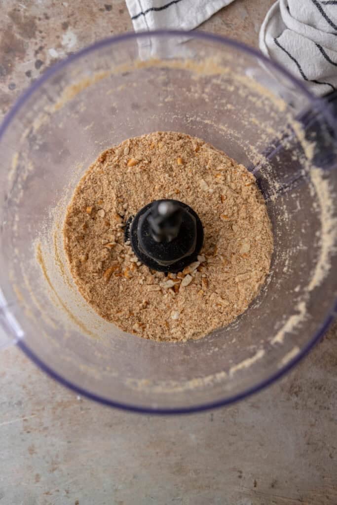 ingredients in a food processor