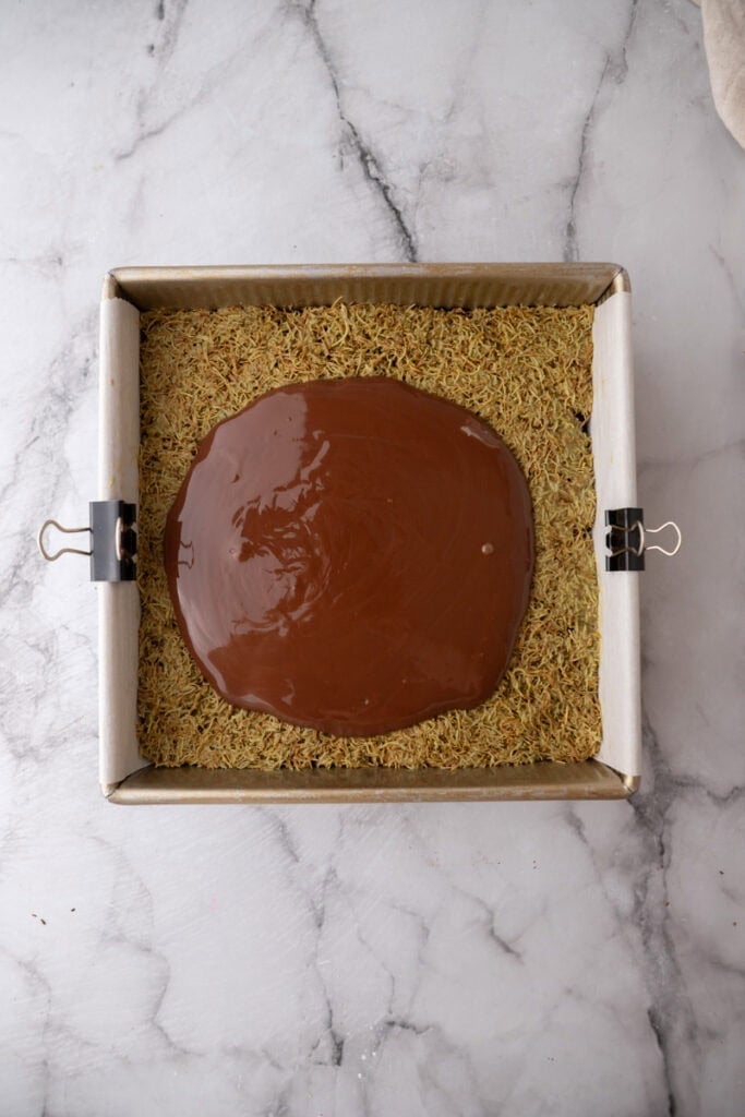 topping going on other layers