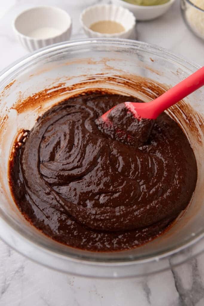 mixed ingredients in a bowl