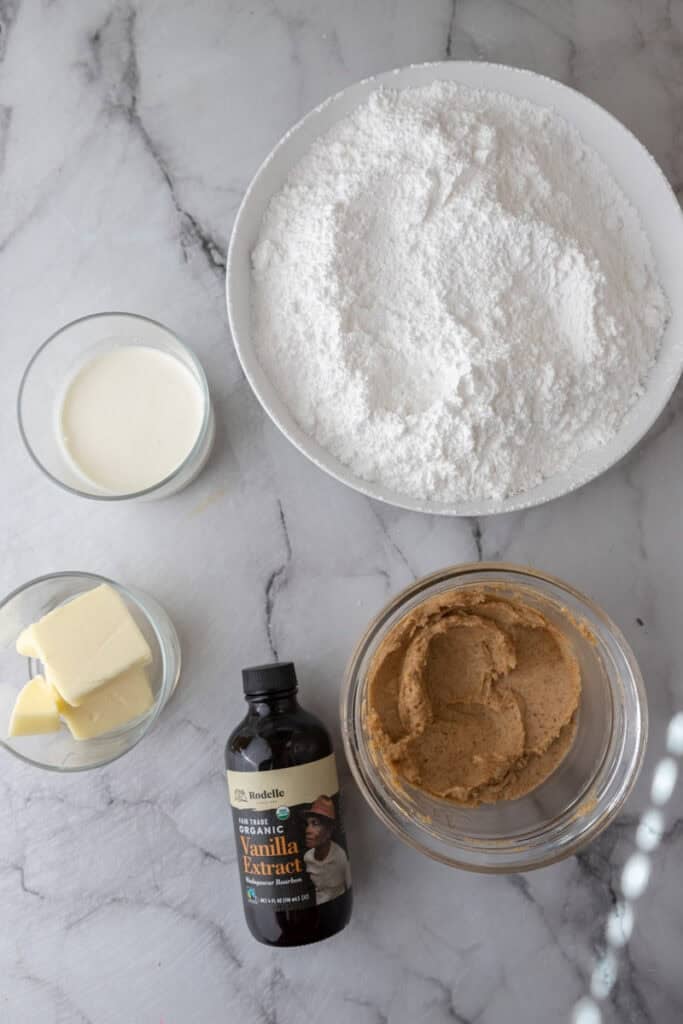 Brown Butter Frosting recipe ingredients