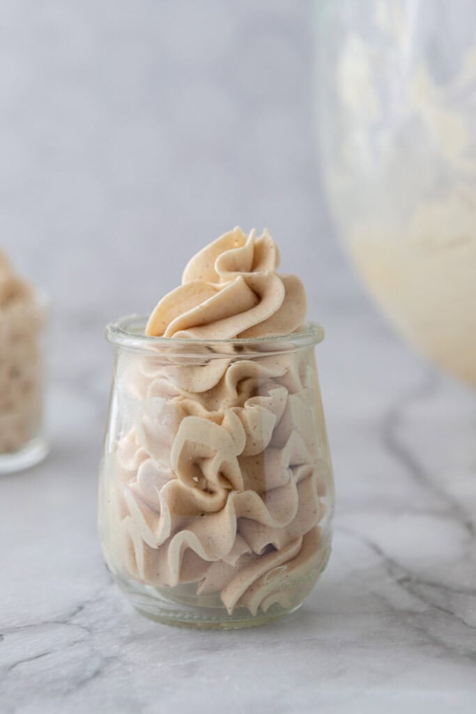 Brown Butter Frosting recipe side shot