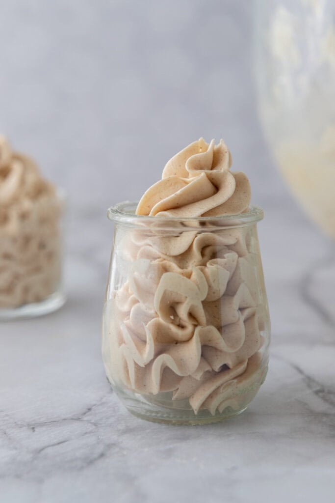Brown Butter Frosting recipe side shot