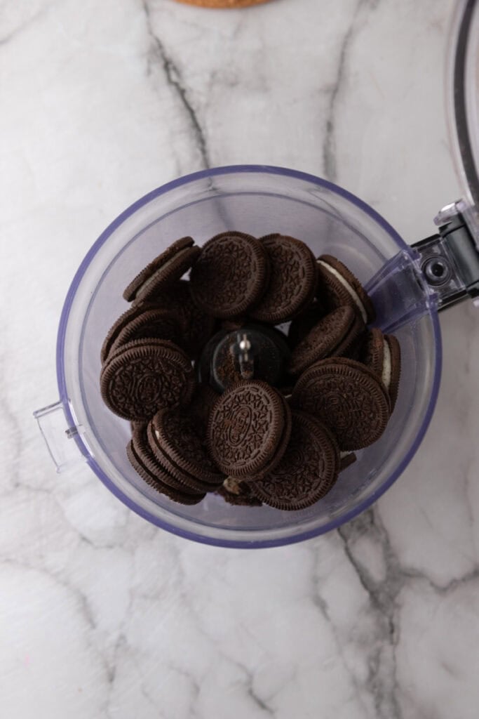 ingredients in a food processor