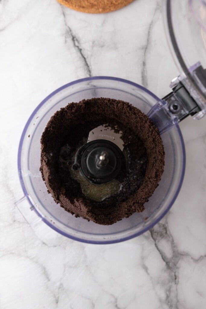 ingredients in a food processor