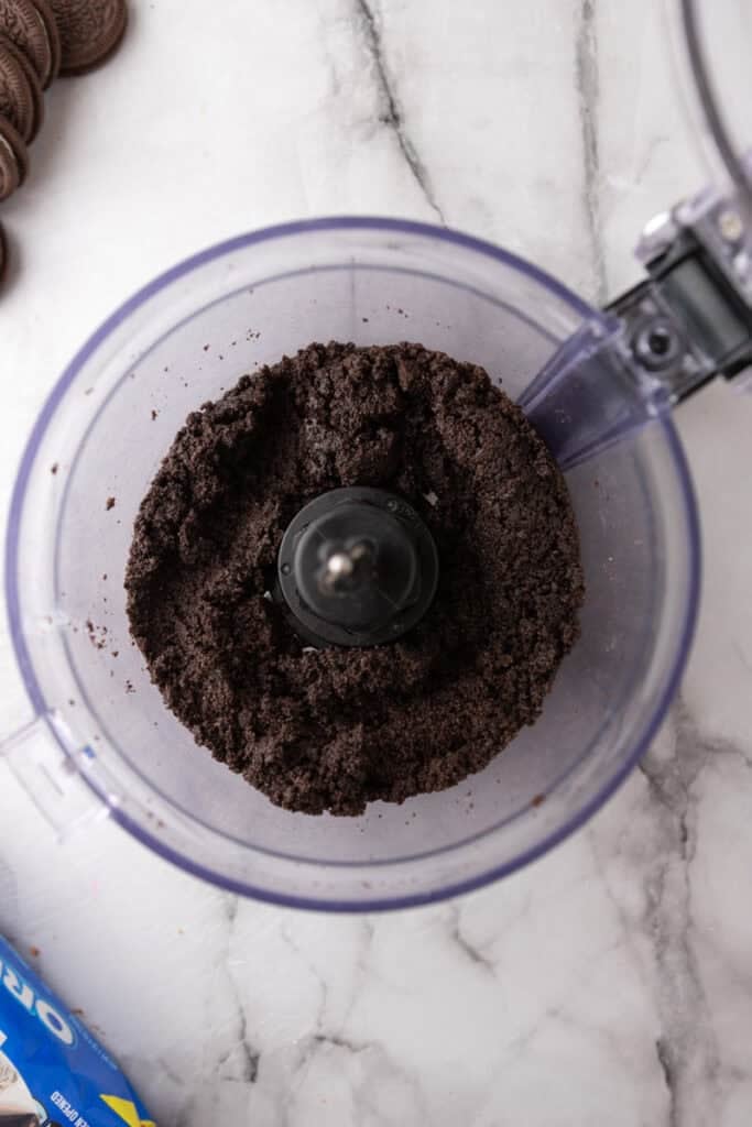 ingredients in a food processor