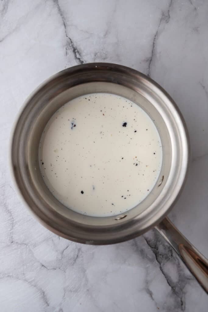 ingredients in a pot
