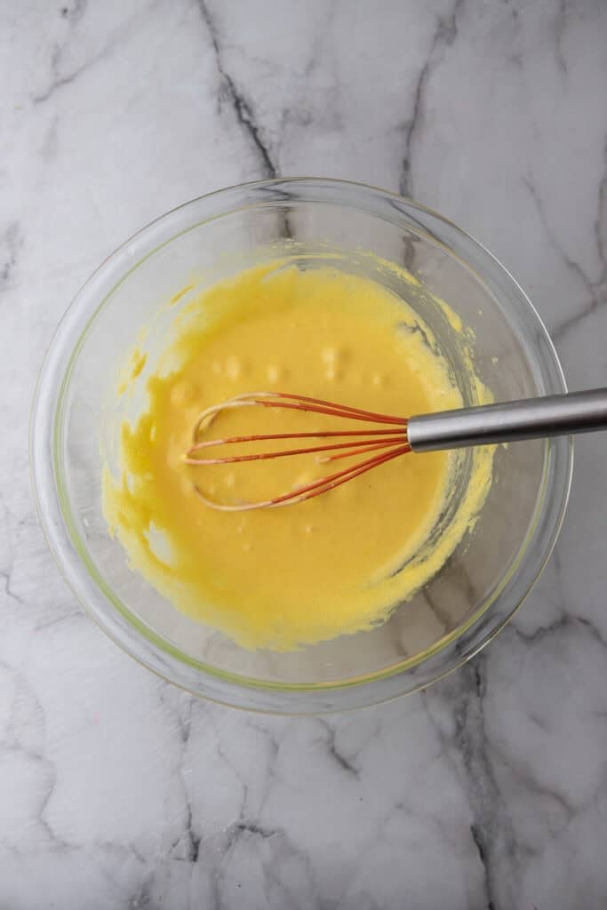 mixed ingredients in a bowl