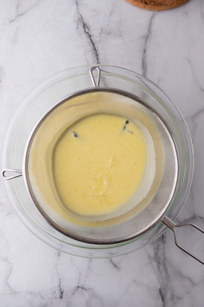 ingredients in a sieve