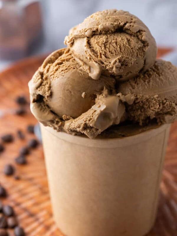 espresso coffee ice cream recipe in a cup