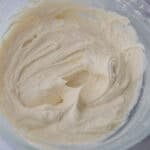 white chocolate ganache recipe in a bowl