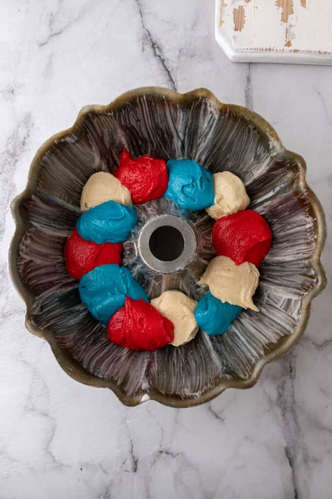 batter in a pan