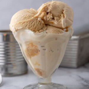 Dulce de Leche Ice Cream recipe in a cup