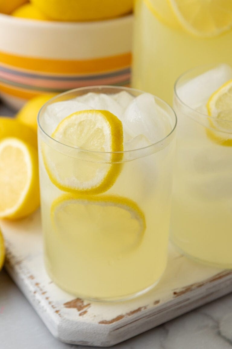 how to make homemade lemonade in a glass