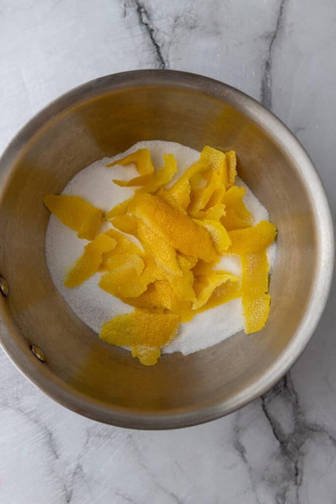 ingredients in a saucepan