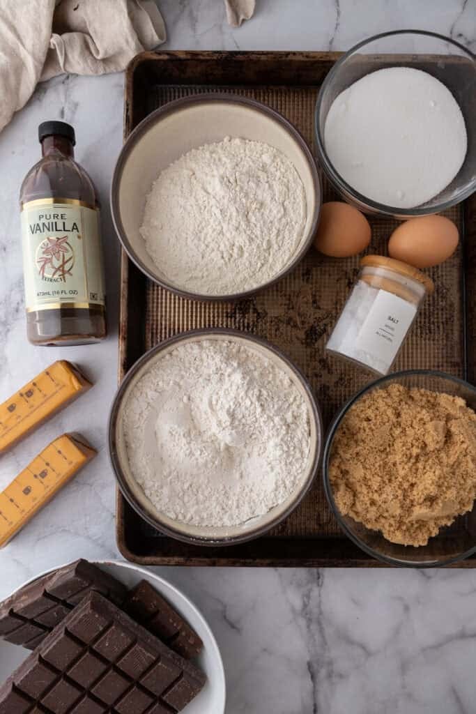 Jacques Torres Chocolate Chip Cookie recipe ingredients