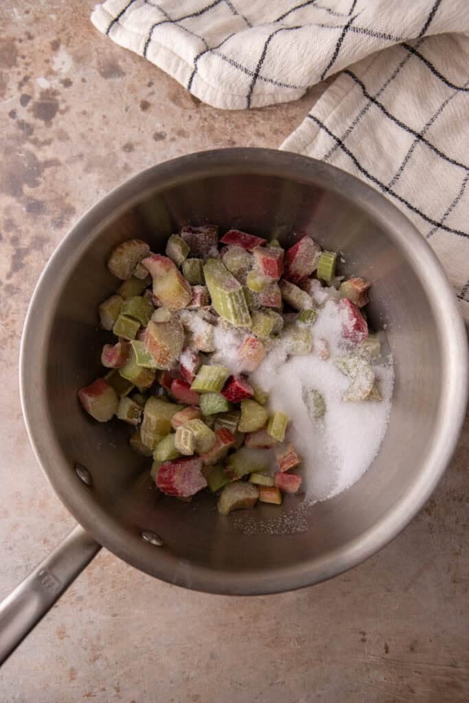 ingredients in a pot