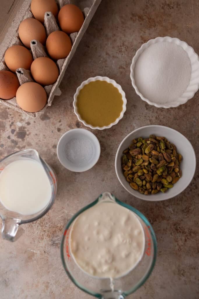 pistachio ice cream recipe ingredients
