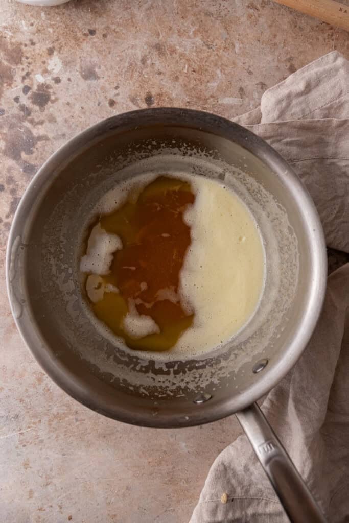 ingredients in a pot