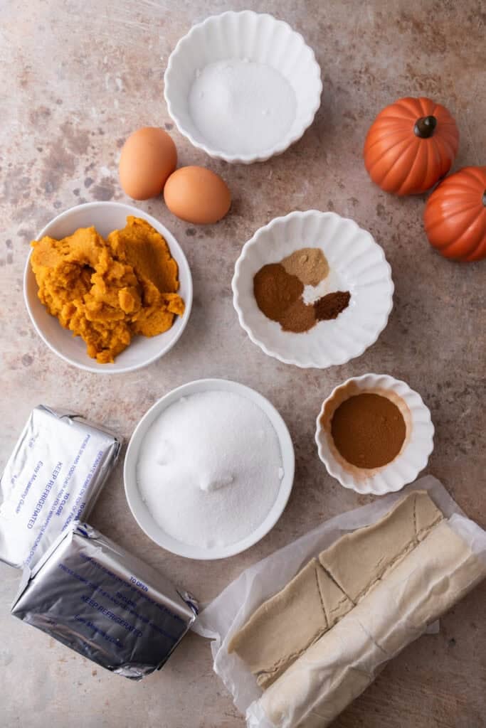 Churro pumpkin cheesecake bars recipe ingredients