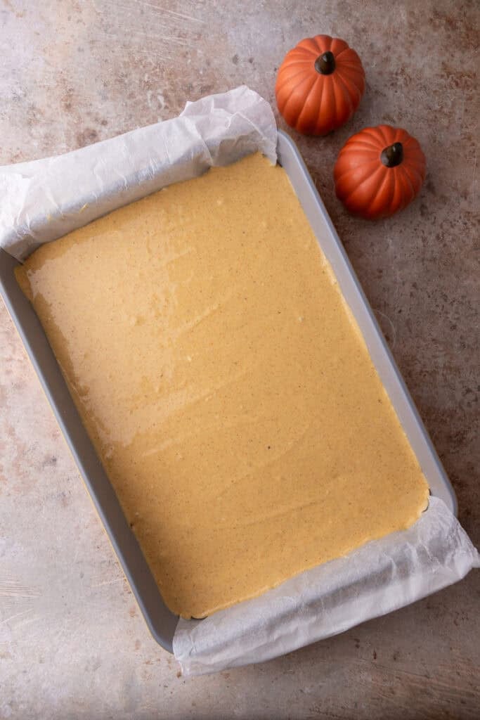 filling going into a pan