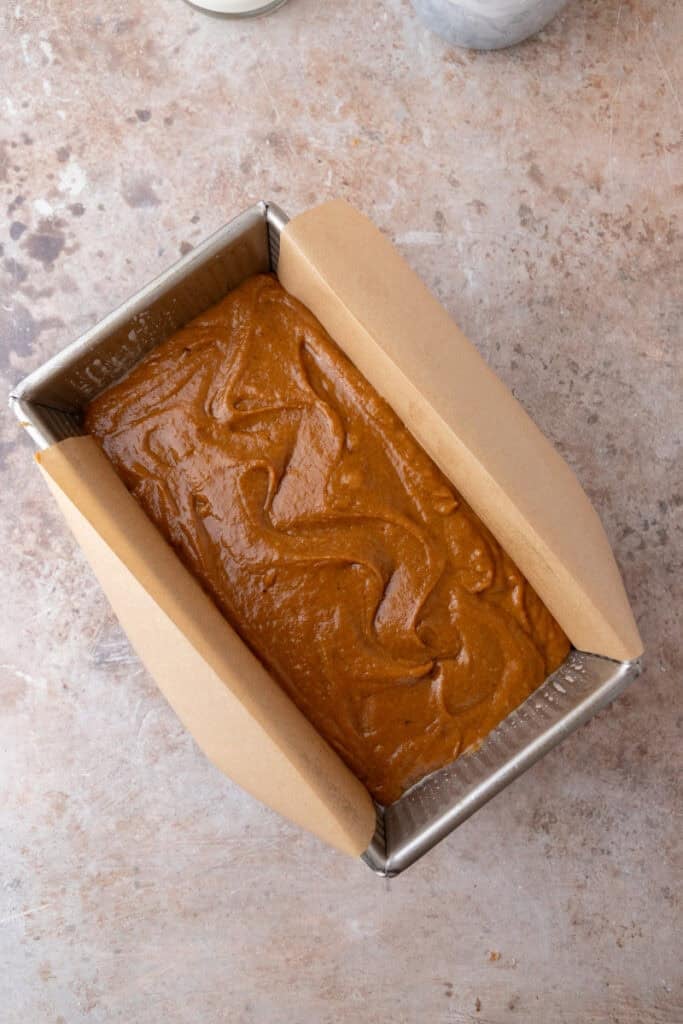 batter in a pan