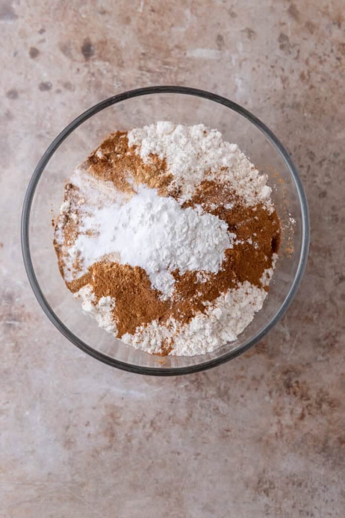 dry ingredients in a bowl